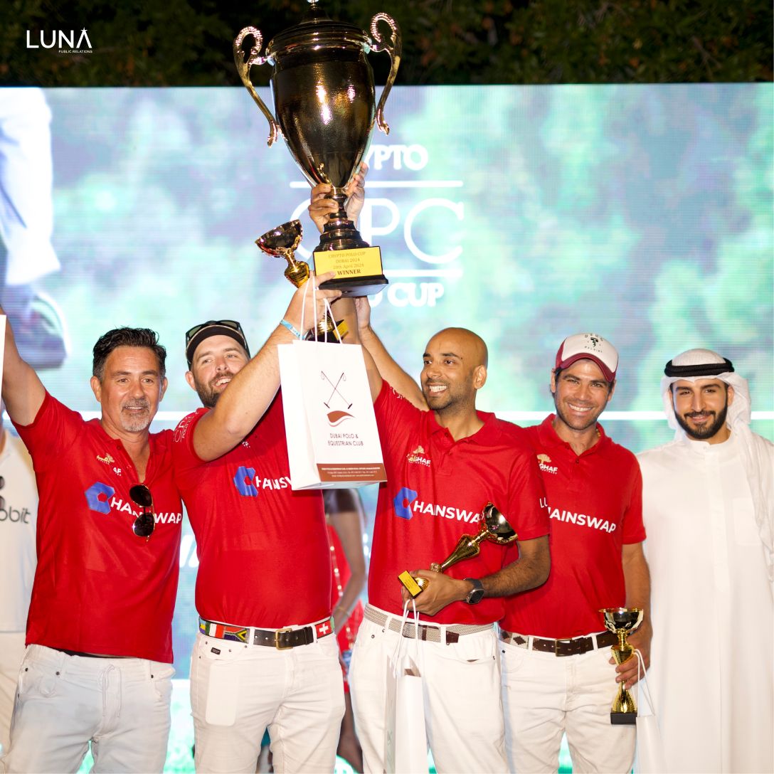 Chainswap wins polo match against Solana at Dubai's first Crypto Polo Cup event in April 2024