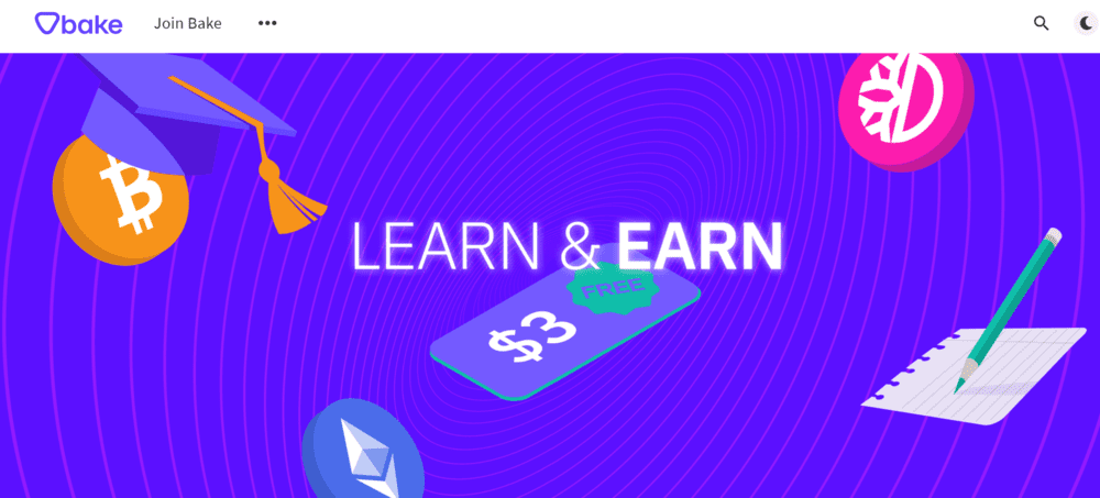 Bake Learn and Earn Crypto Program