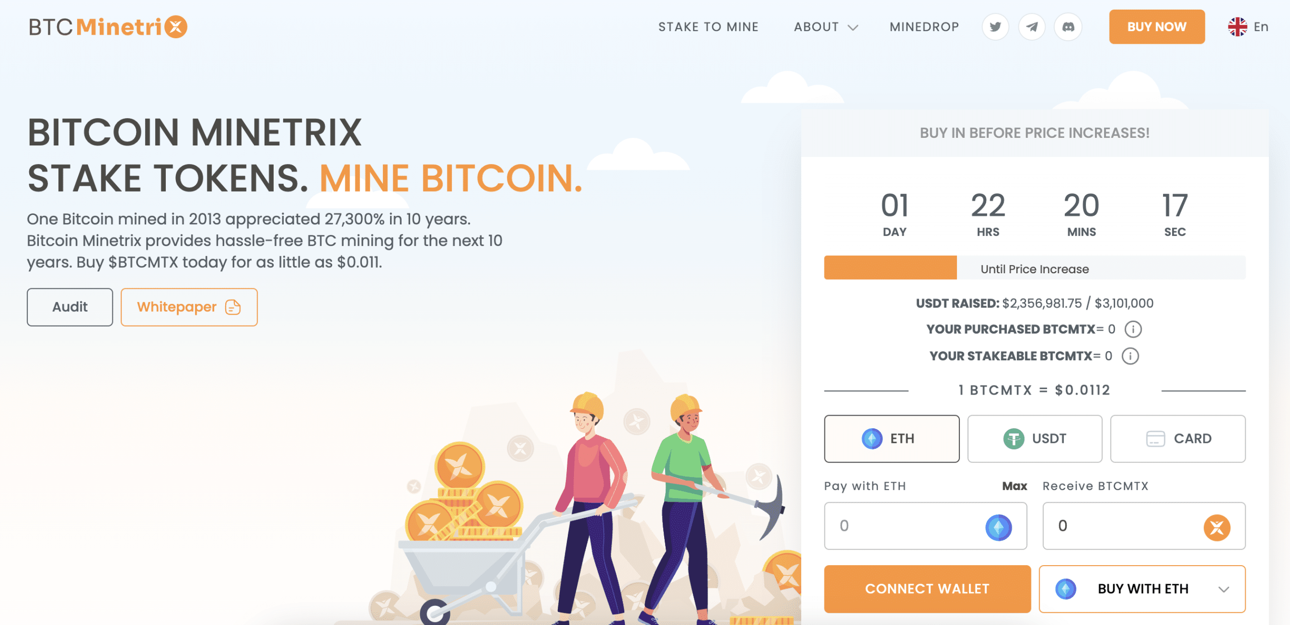 Bitcoin Minetrix Crypto Presale