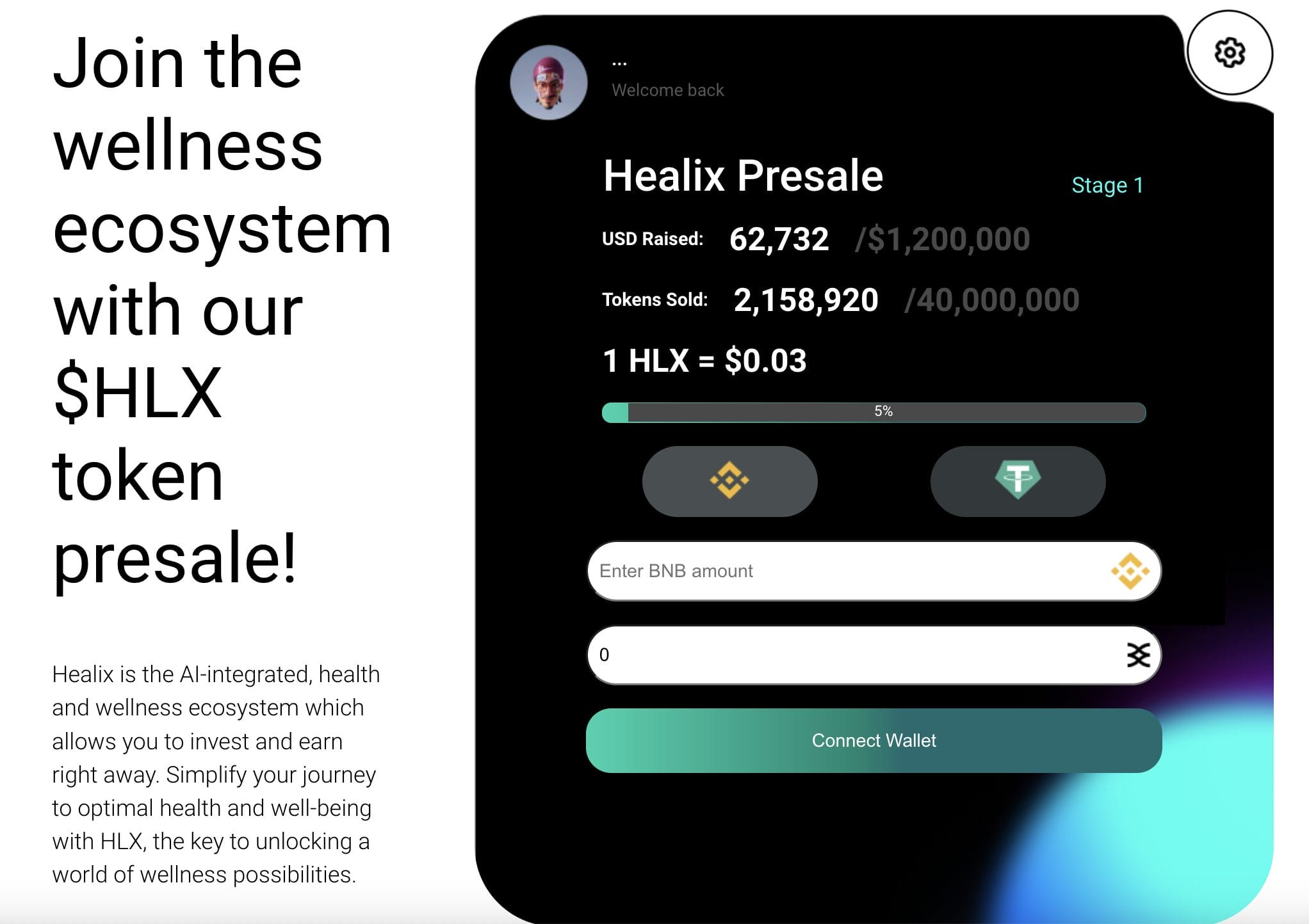 Healix presale