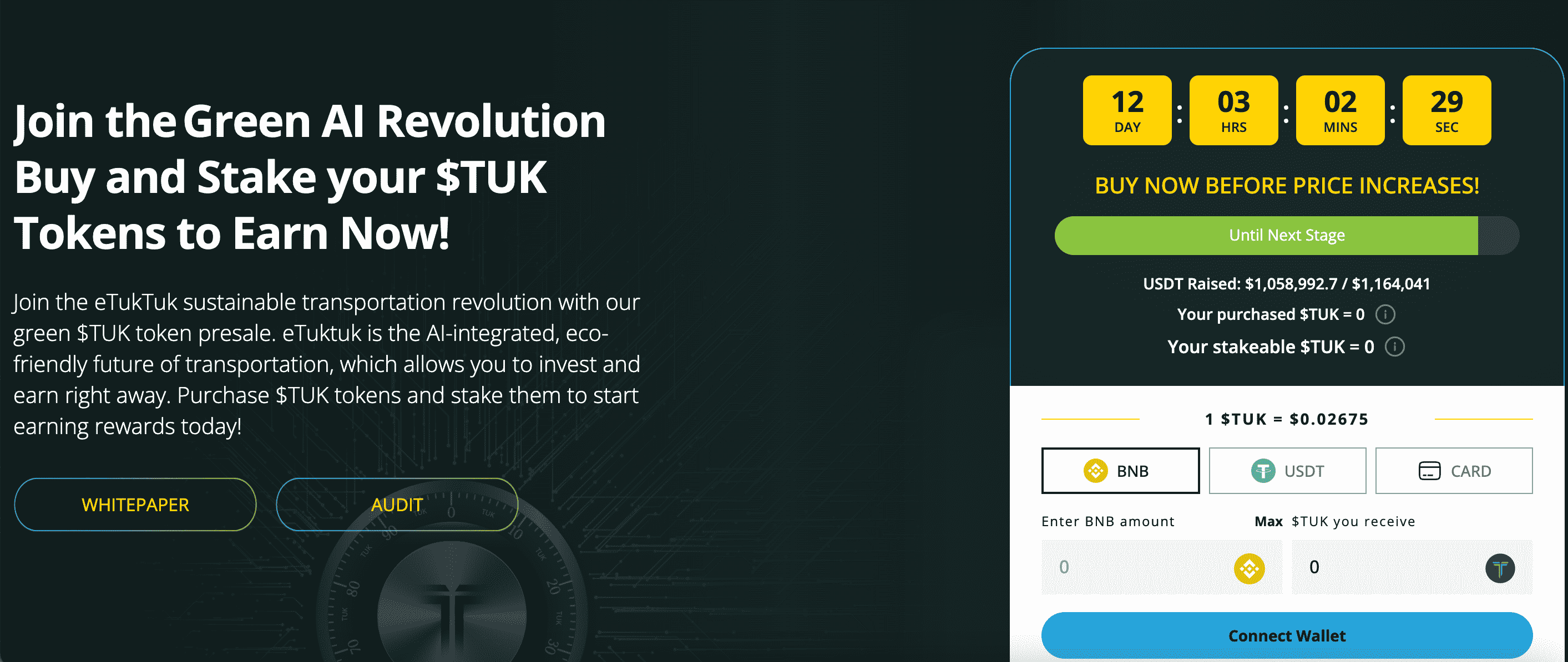 eTukTuk presale