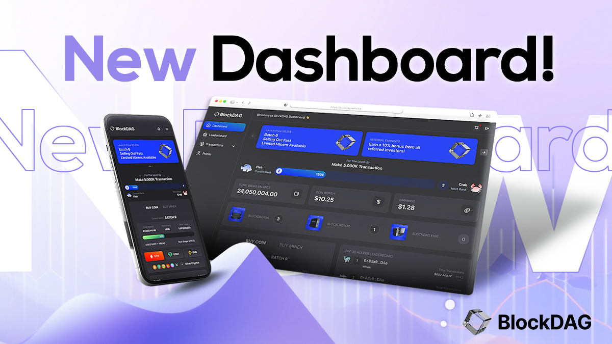 BlockDAG's Updated Dashboard and Roadmap Unveils Whale Activity and 30,000x ROI Potential, Surpassing Polygon and Solana News Trend