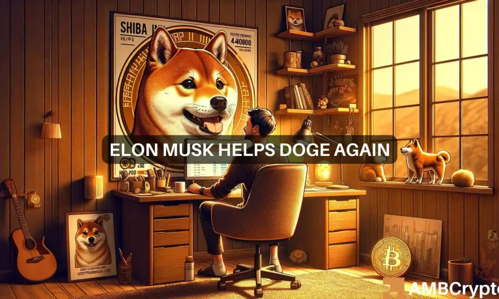 Dogecoin, Shiba Inu prices take advantage of Elon Musk's latest post, but...