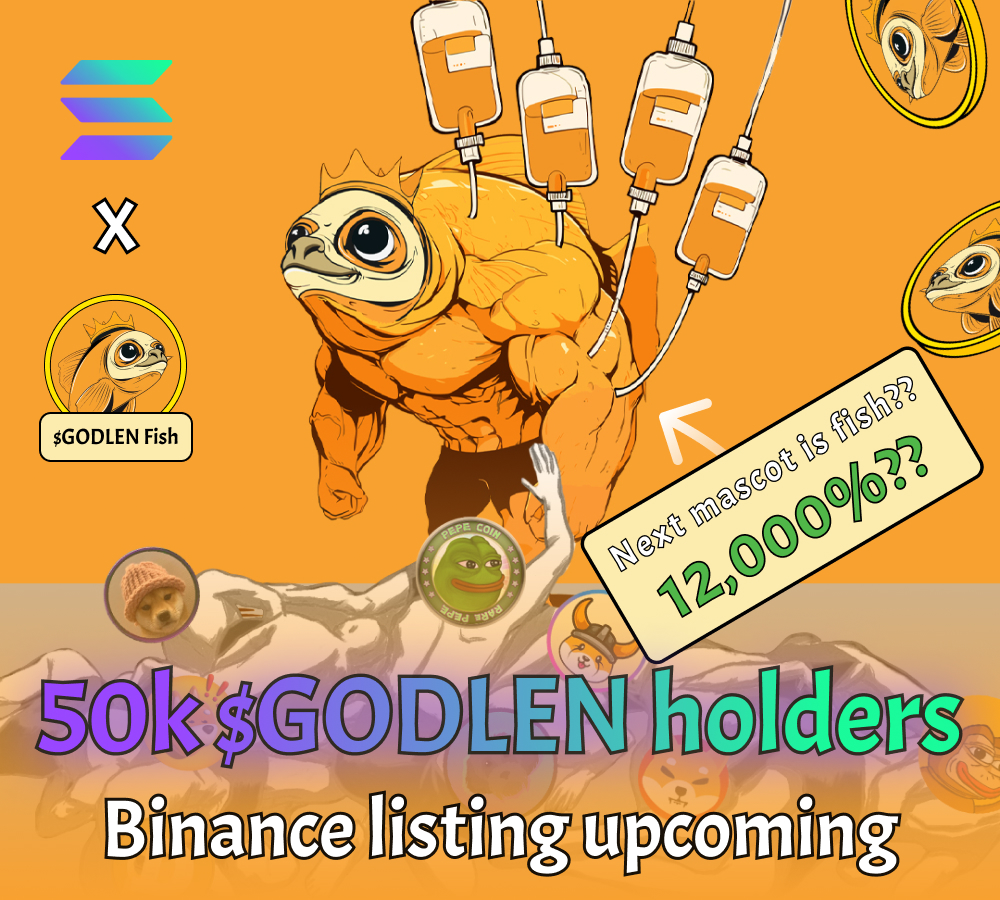 Catch the Hype: Golden Fish Memecoin Surpasses $500,000 in Pre-Sale, Launch Coming Soon!