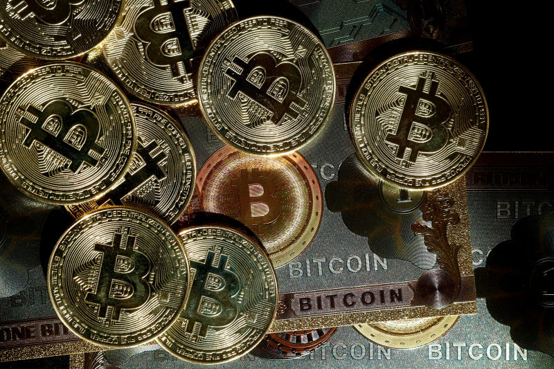 Representations of the cryptocurrency Bitcoin are seen in this illustration taken in Paris, France on March 9, 2024. (Photo: Reuters)