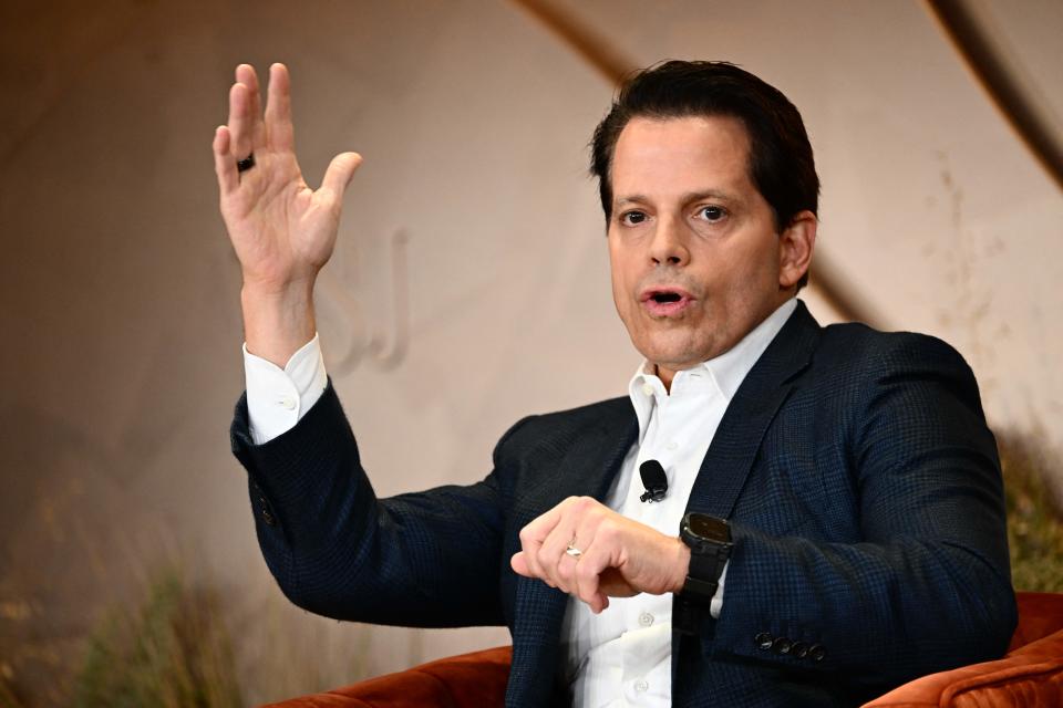 Anthony Scaramucci, founder and managing partner of SkyBridge Capital, speaks during The Wall Street Journal's WSJ Tech Live conference in Laguna Beach, California, on October 17, 2023. (Photo by Patrick T. Fallon/AFP) (Photo by PATRICK T. FALLON/AFP via Getty Images)