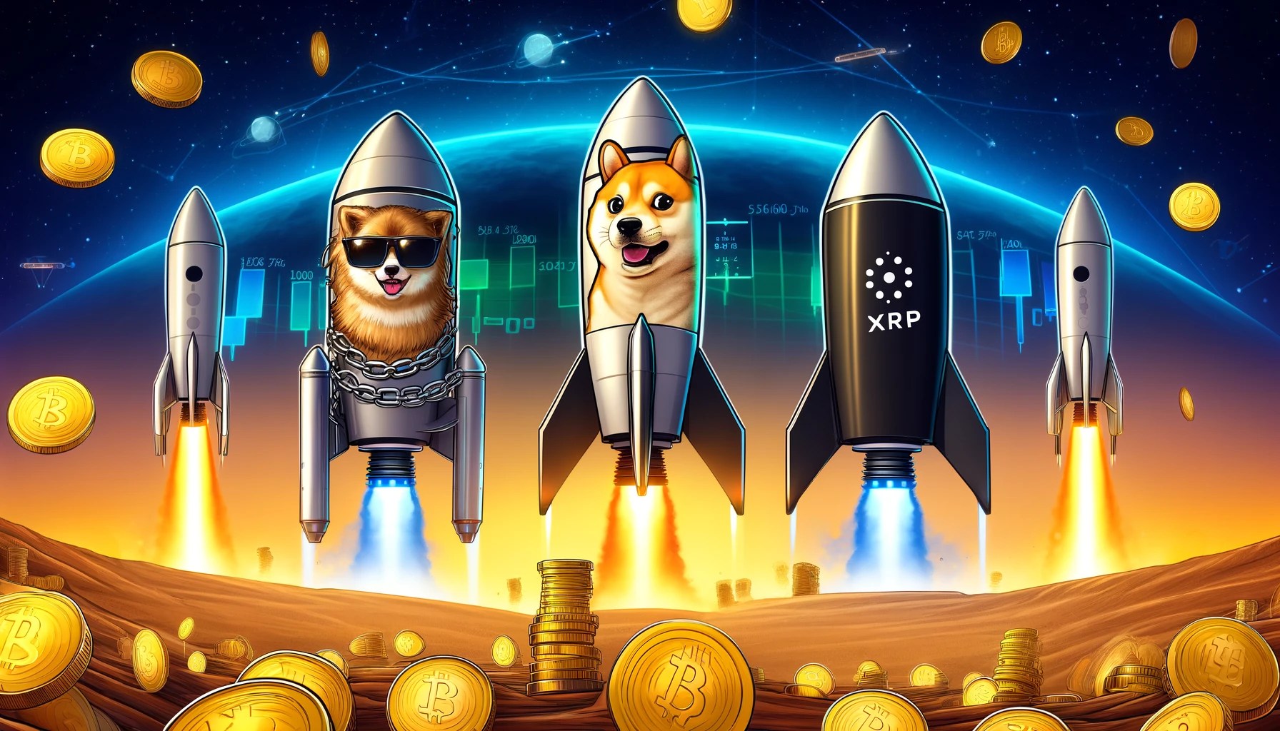 DOGE To The Moon: Dogecoin beats Cardano and XRP in this important parameter