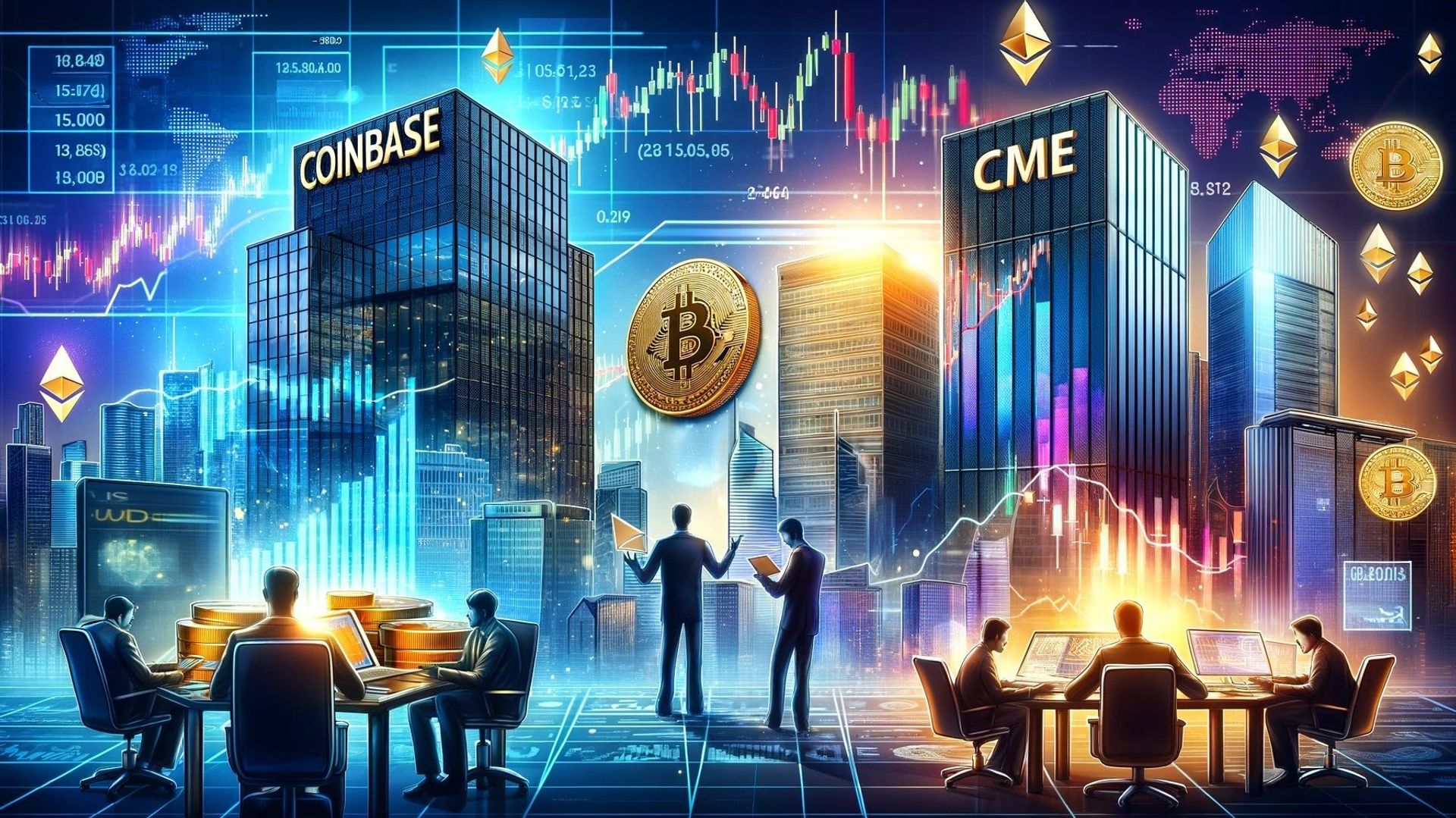 Financial Market Conflict: Coinbase Launches Oil and Gold Futures, CME Targets Bitcoin Spot Market