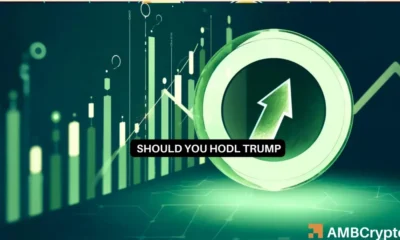 TRUMP memecoin rises 20% as Donald Trump publicly embraces cryptocurrencies