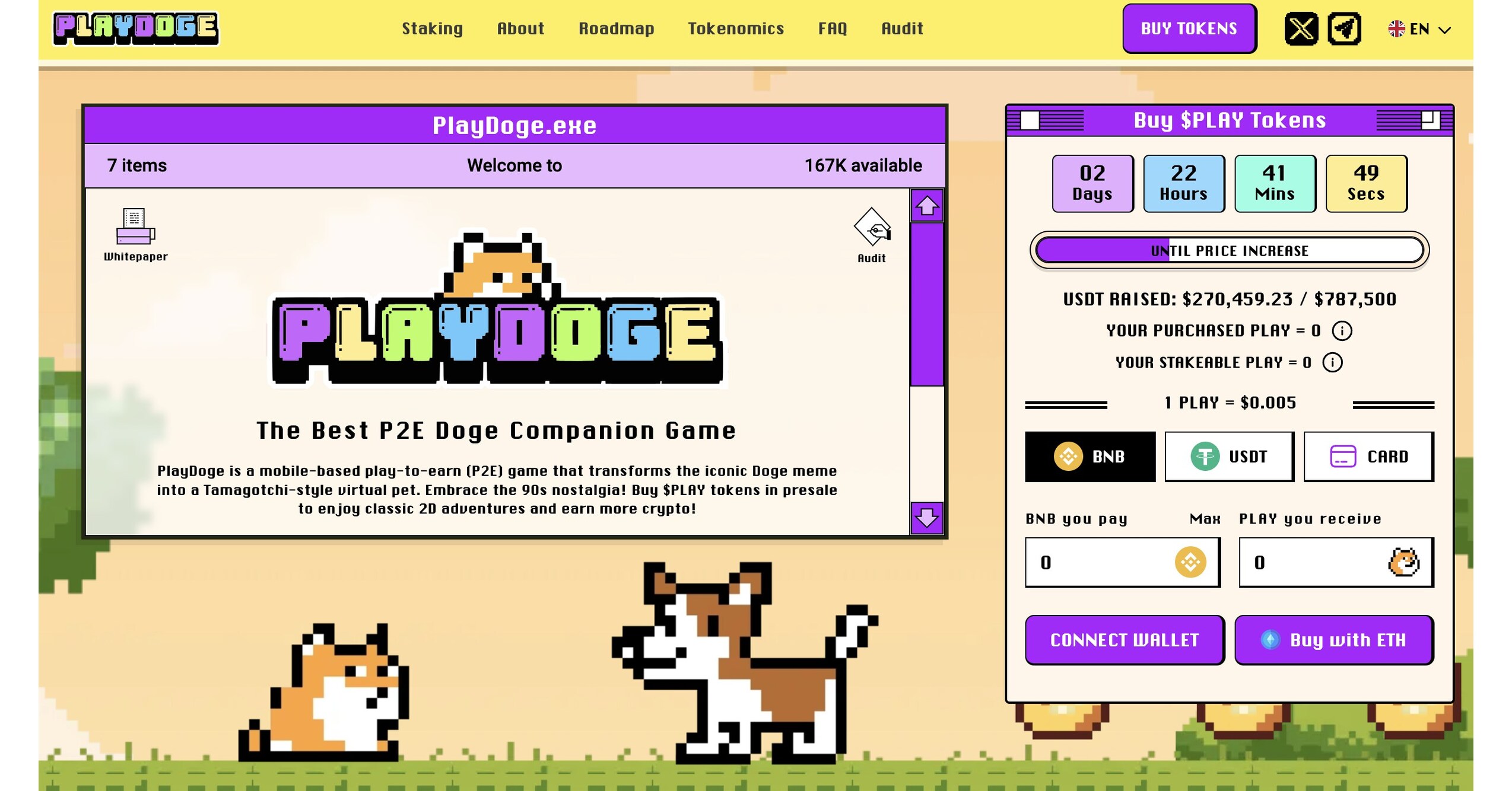 Trending Play to Earn Meme Coins PlayDoge Raises $270,000 Presale for New GameFi Token $PLAY