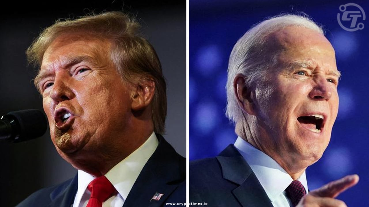 Trump & Biden Memecoins Surge Amid Crypto Donation Buzz