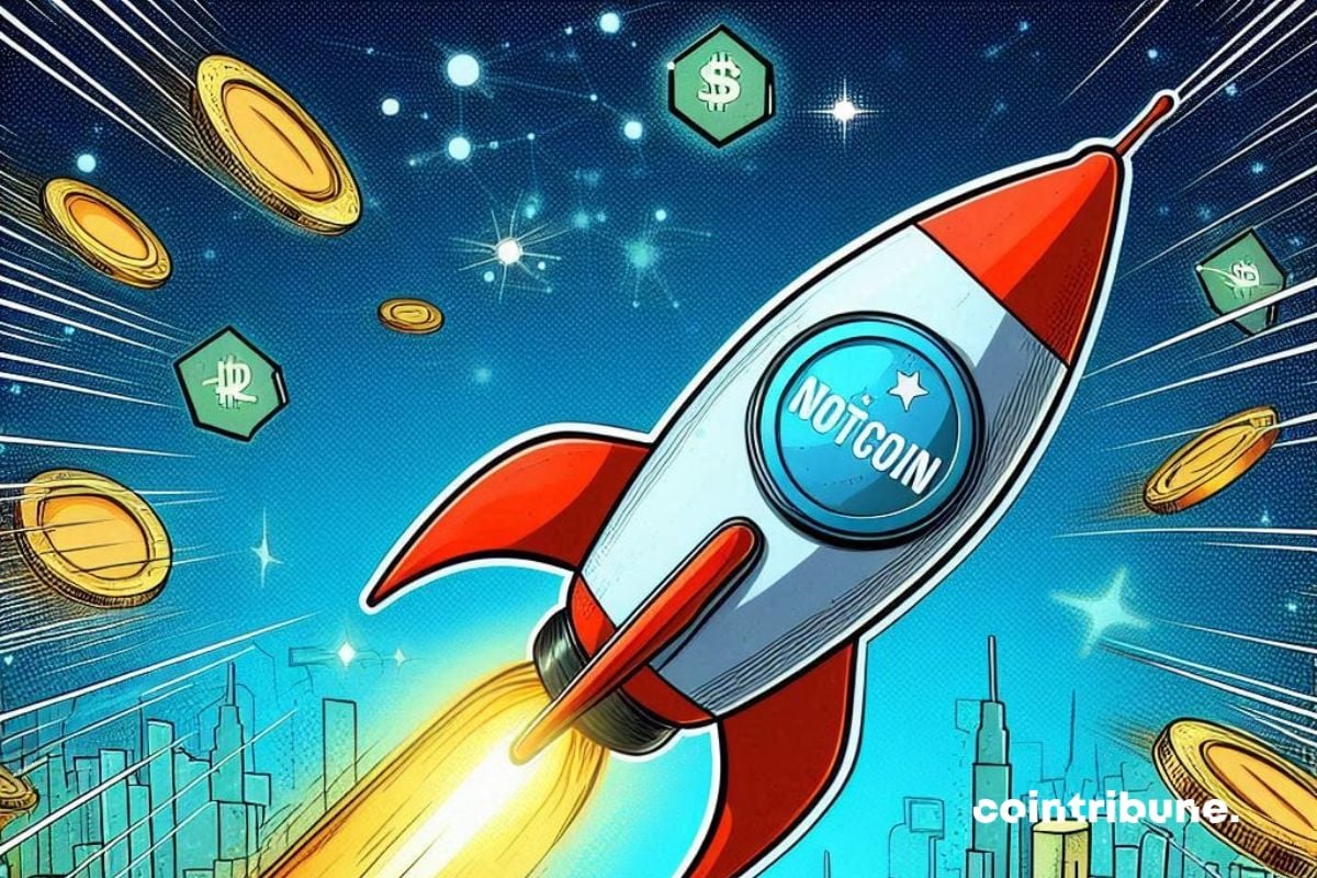 Notcoin explodes to $4.54 billion and eclipses Solana!