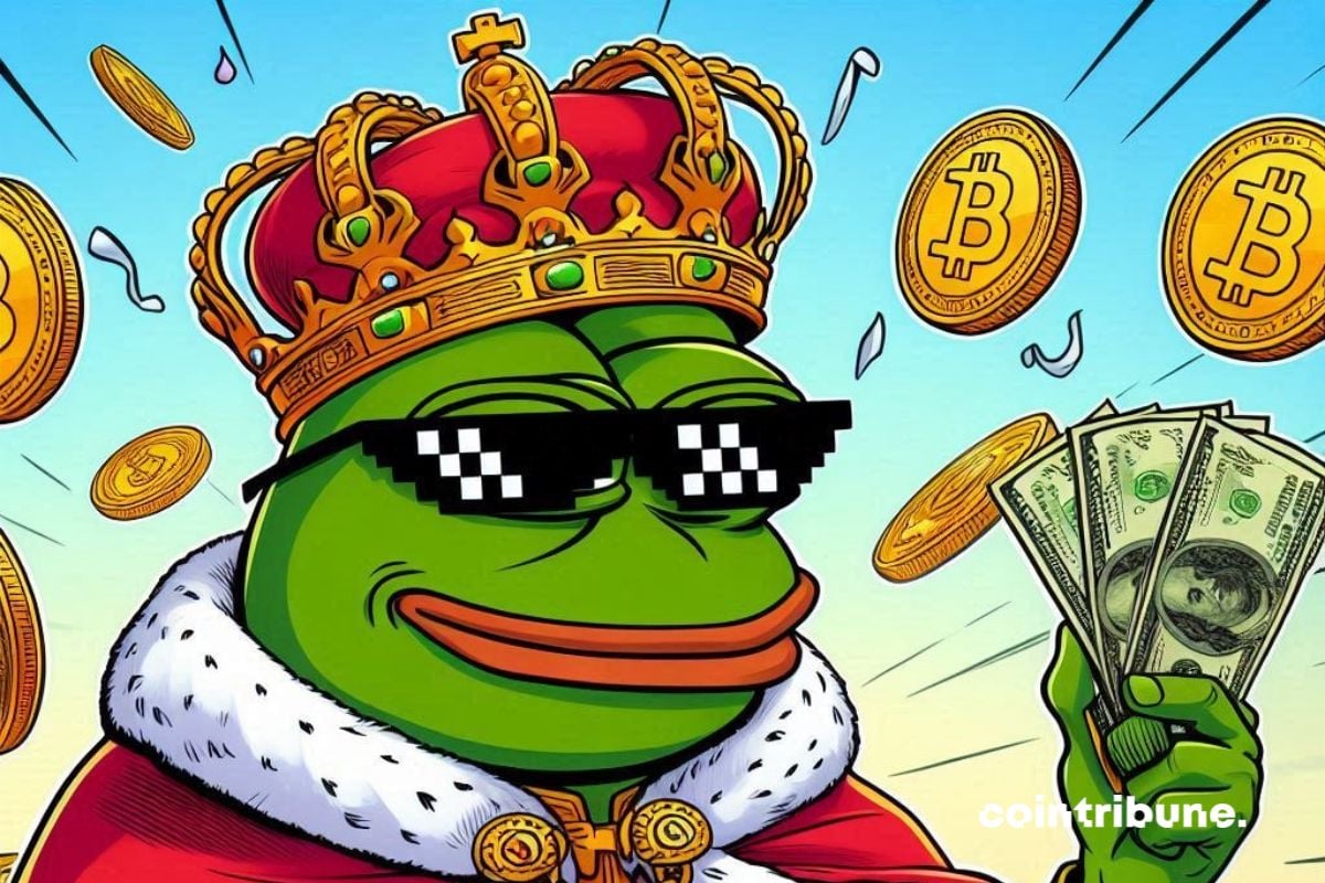 Pepe destroys Dogecoin and becomes the new king of memecoin cryptocurrencies!