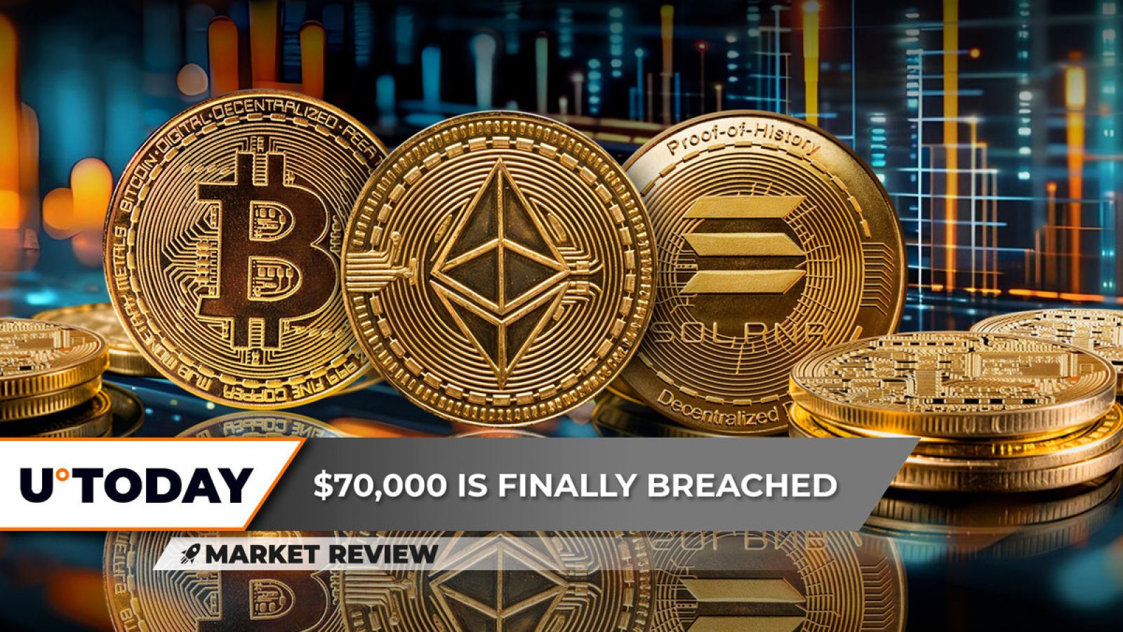 Bitcoin (BTC) About to Hit $71,000, Ethereum (ETH) Shows Bizarre Activity, Will Solana (SOL) Become Number 1 Again?