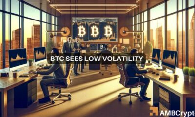 Bitcoin's low volatility will have THIS effect on BTC prices