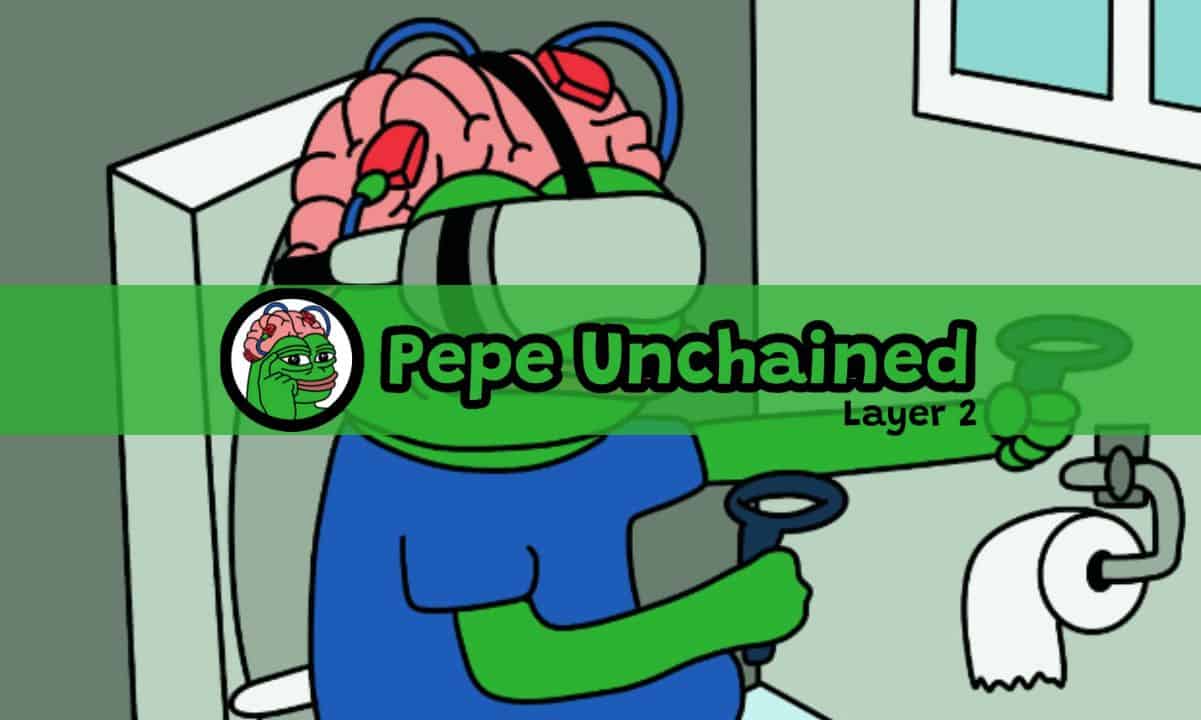 Could this be the next Pepe?  The new Pepe Unchained meme coin reaches $1 million in pre-sale