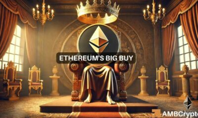 Ethereum: because 298,000 ETH tokens were purchased in just 24 hours