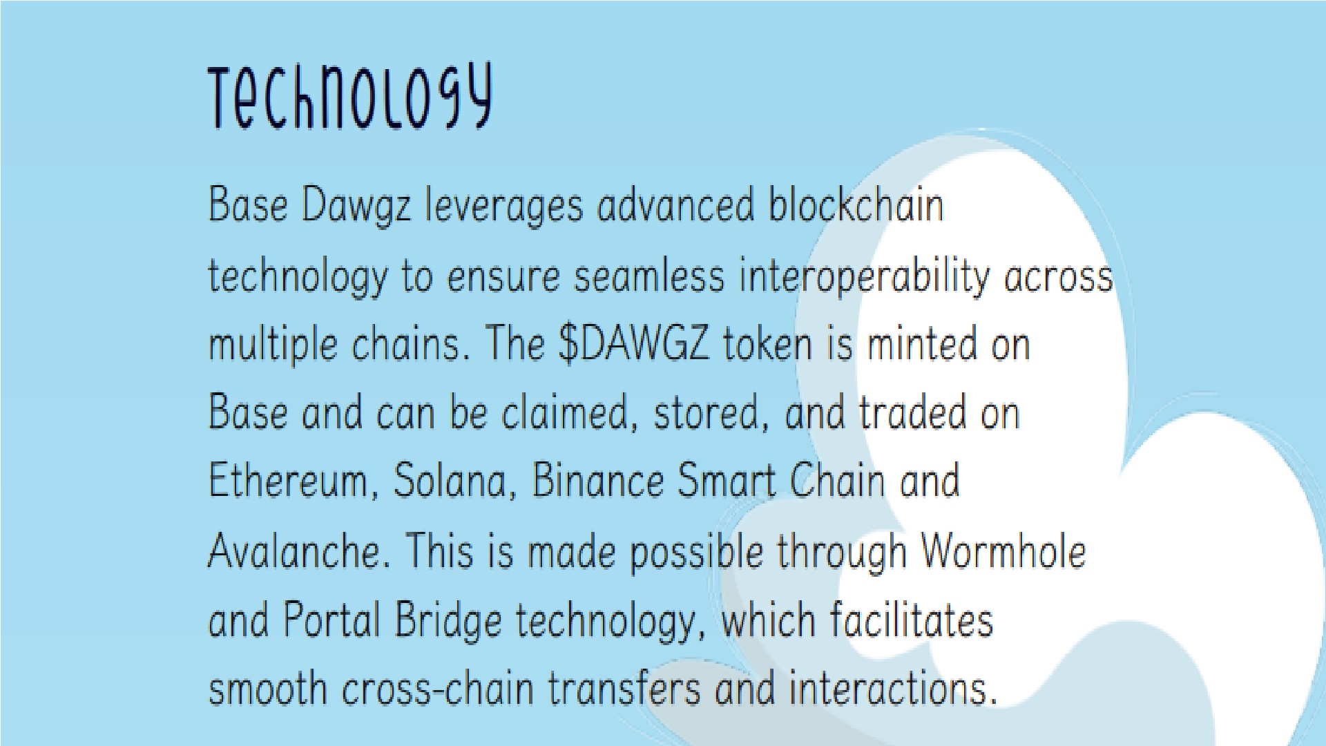 Dawgz basic multi-chain features