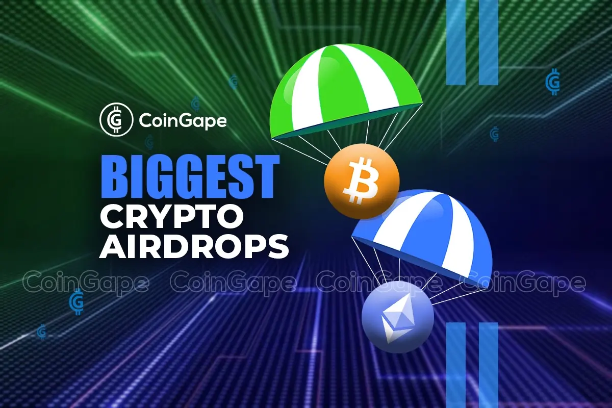 The largest cryptocurrency airdrops at checkout in June 2024