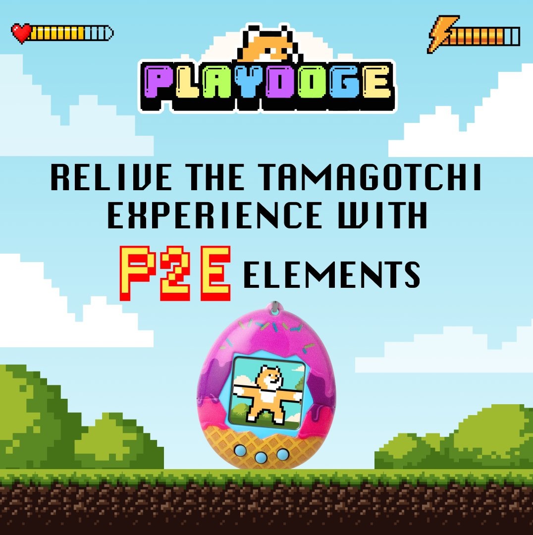 Play to earn inspired by PlayDoge Tamagotchi 