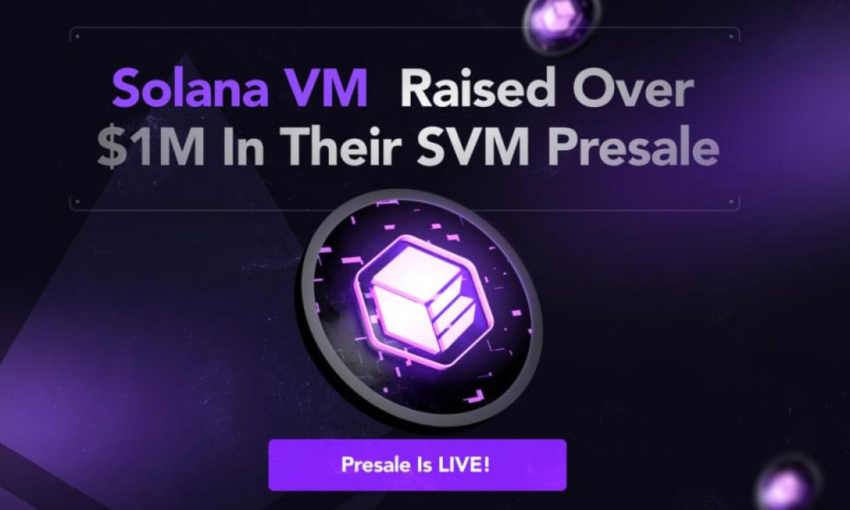 World's First EVM-enabled L2 for Solana Expected to Launch in 2024, Solana VM Raised Over $1,000,000 in SVM$ Presale