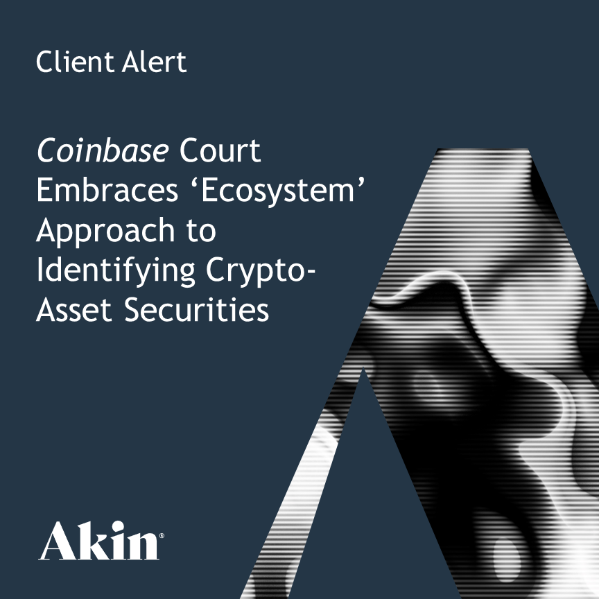 Coinbase Court Takes 'Ecosystem' Approach to Identifying Cryptocurrency Stocks