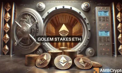 Golem Project Joins ETH Staking Frenzy, Locks Up 40,000 Tokens